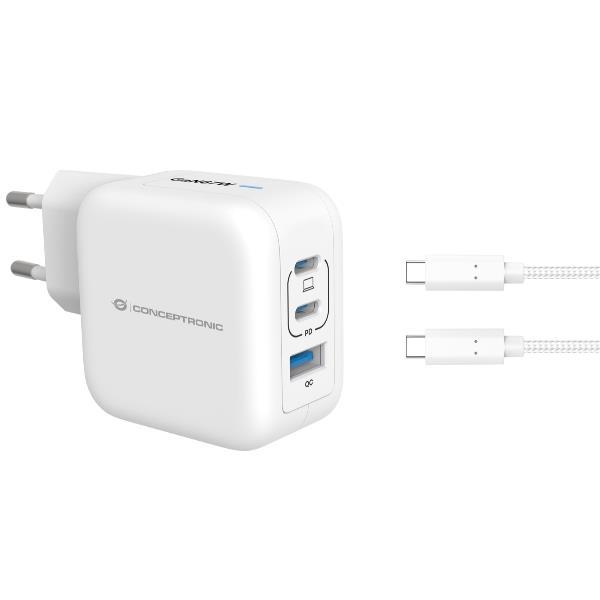 CONCEPTRONIC ALTHEA17W CARIBATTERIE DA RETE USB PD GaN …